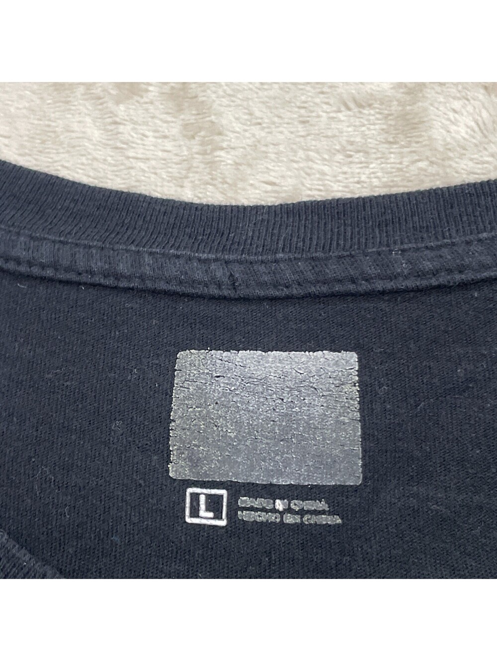 Quiksilver T-Shirt Black Mountain Wave Circle Logo Graphic Surf Skate Mens L - Picture 5 of 12